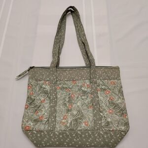 Vera Bradley Purse Retired Soft Green Shoulder Bag